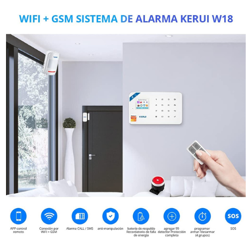 alarma kerui w18 en oferta